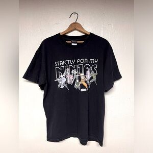 Naruto 2002 Strictly For My Ninjas Black T-Shirt Size Large adult